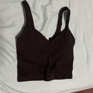 Lululemon black align tank size 2